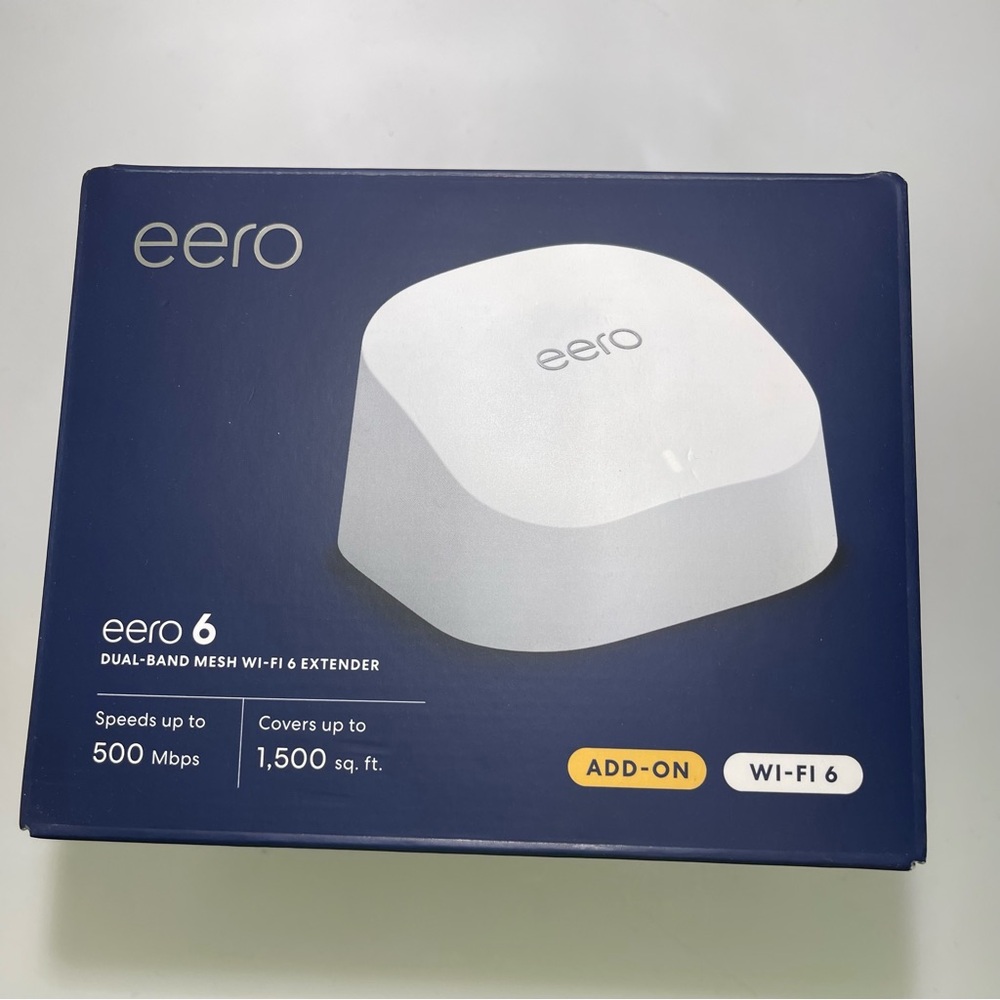 eero 6 Extender Dual-Band Mesh Wi-Fi 6 Satellite